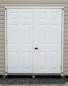 Pine Creek Structures storage sheds features and benefits - Fiberglass Doors
